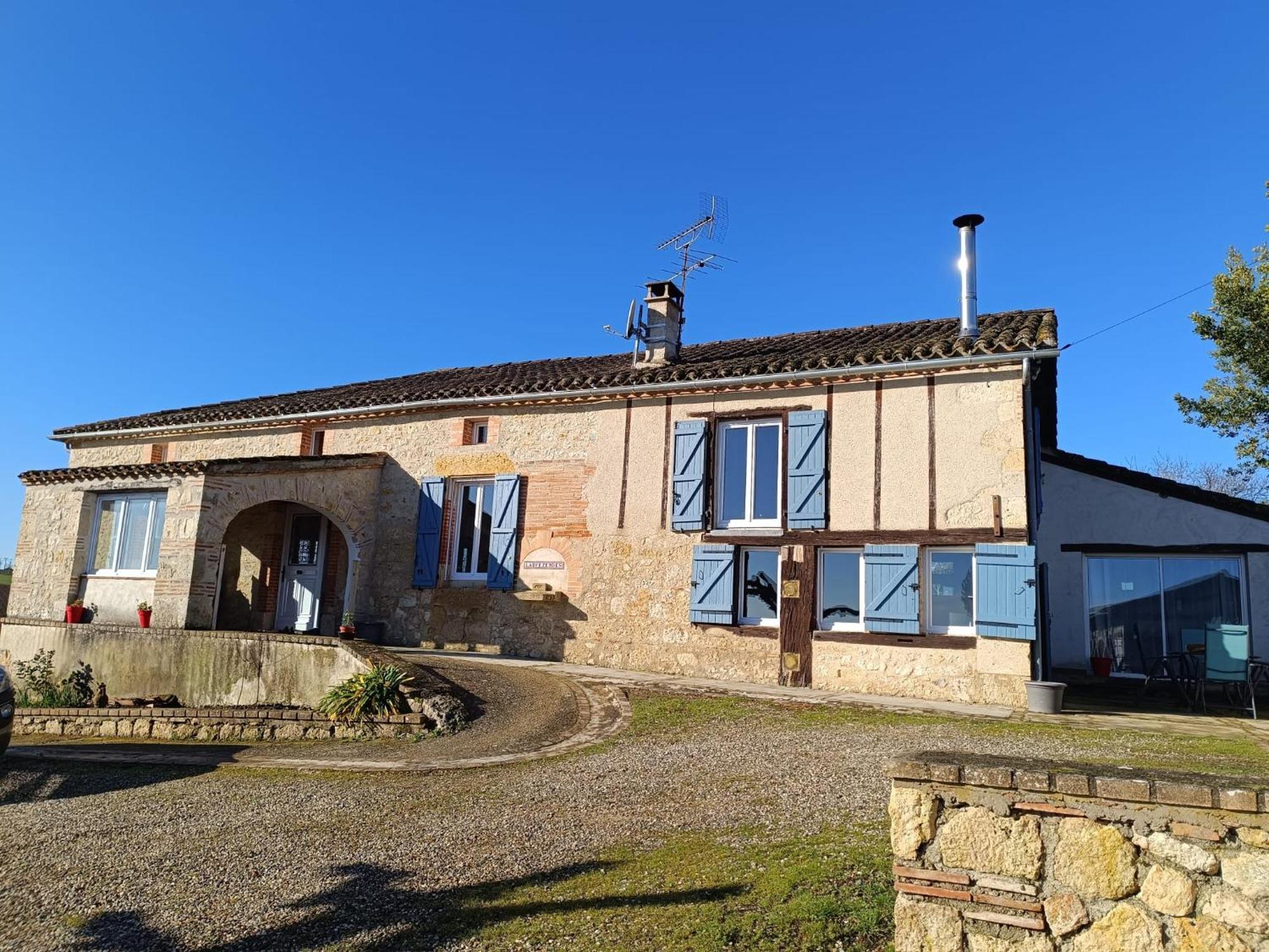 Maison D'Hotes La Fezendes Miradoux エクステリア 写真